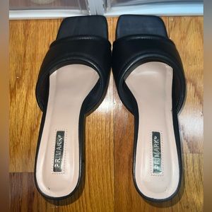 Primark Black Open Toe Heel